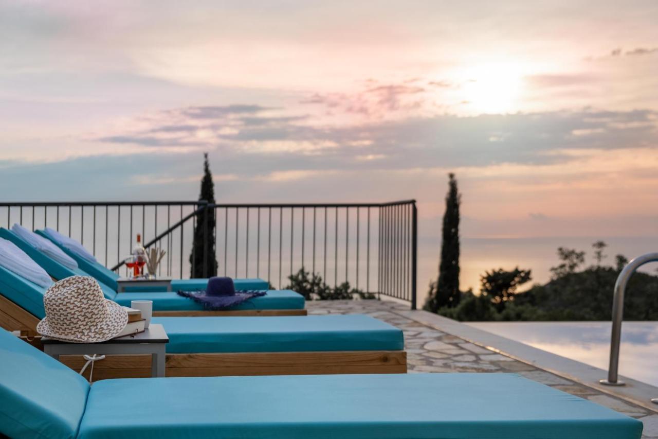 Sapphire Blue Villa Kalamítsi Exterior foto